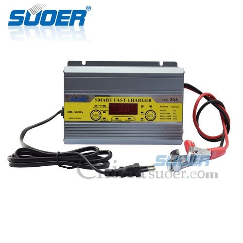 Máy sạc ắc quy điện tử thông minh SUOER 12V 20A tự ngắt