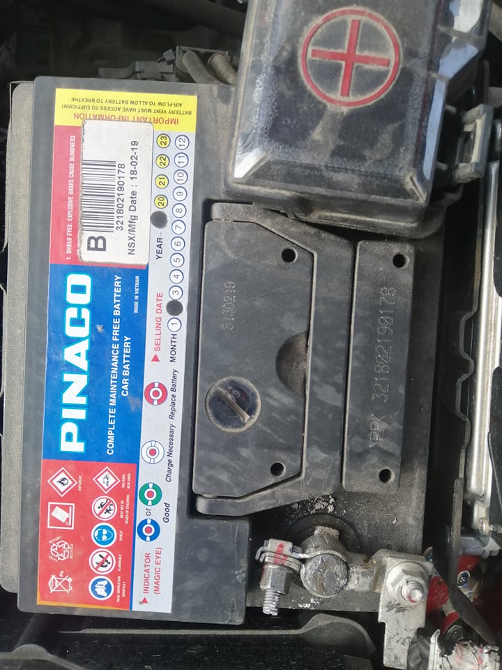 Bình ắc quy Kia Cerato