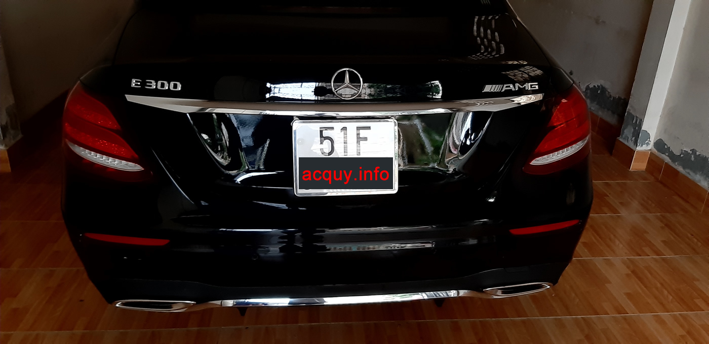 Thay bình ắc quy Mercedes E300