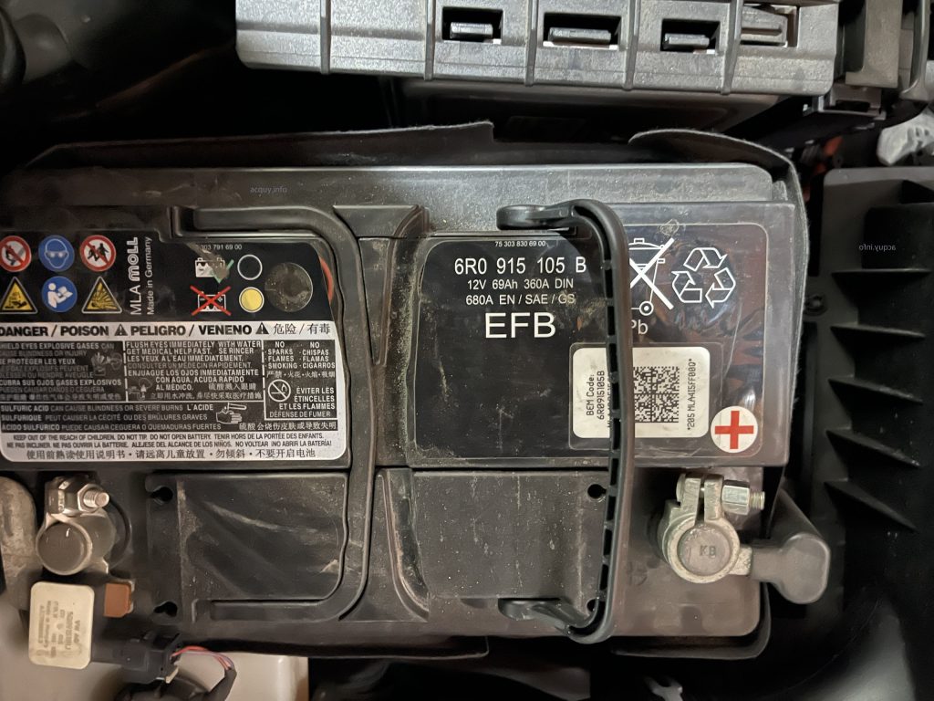 Bình ắc quy xe Volkswagen Passat