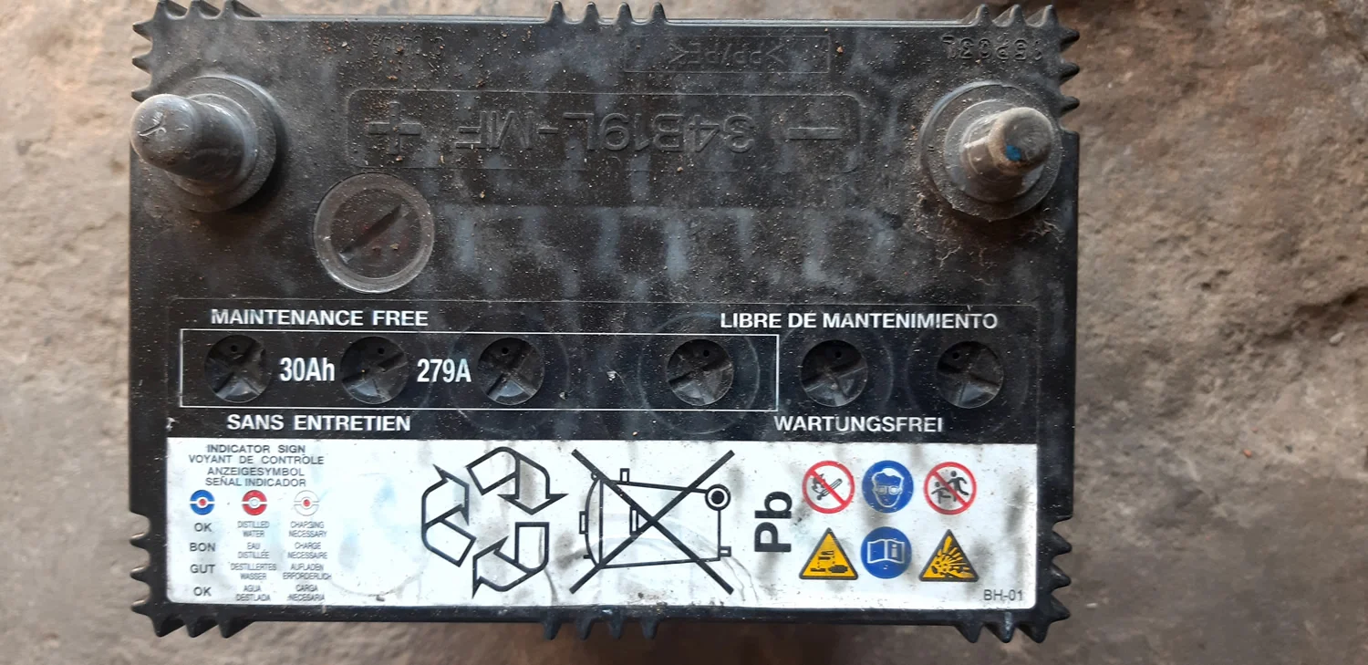 bình ắc quy theo xe Rush