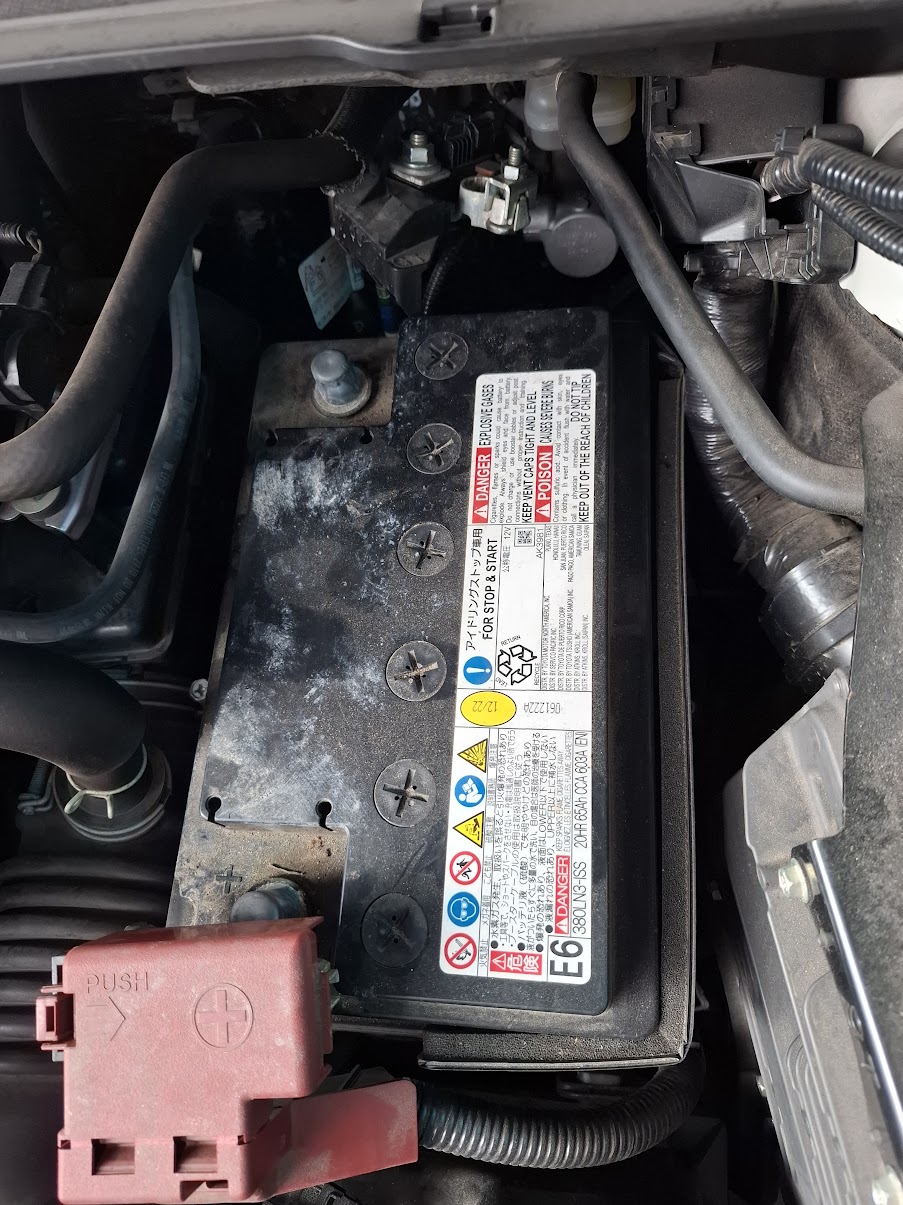 Bình ắc quy nguyên bản theo xe Lexus RX 350 mã 380LN3-ISS 12V 65Ah CCA 603A